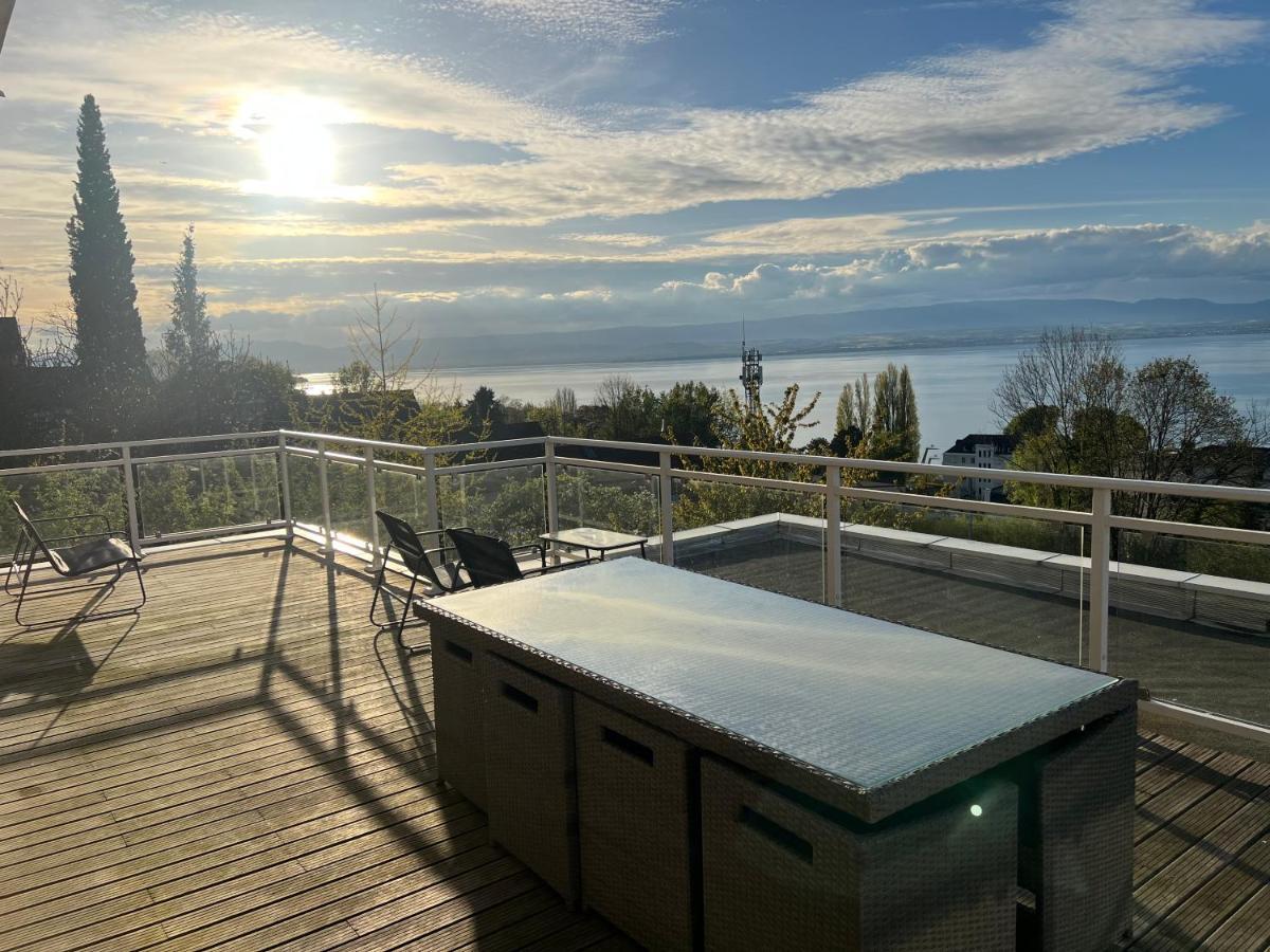 Leman Panoramique Avec Terrasse A Deux Pas Du Centre-Ville Εβιάν-λε-Μπαιν Εξωτερικό φωτογραφία