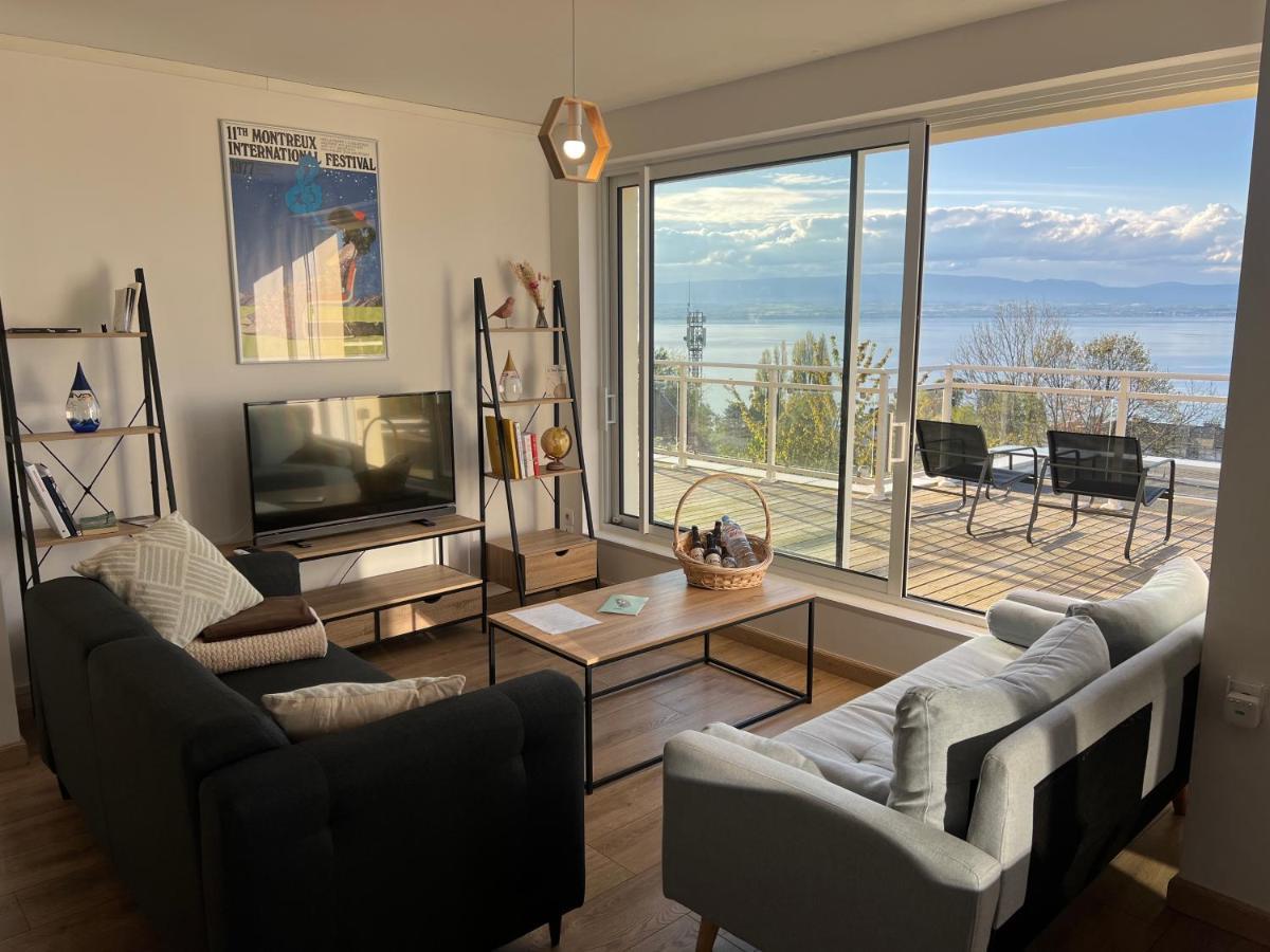 Leman Panoramique Avec Terrasse A Deux Pas Du Centre-Ville Εβιάν-λε-Μπαιν Εξωτερικό φωτογραφία