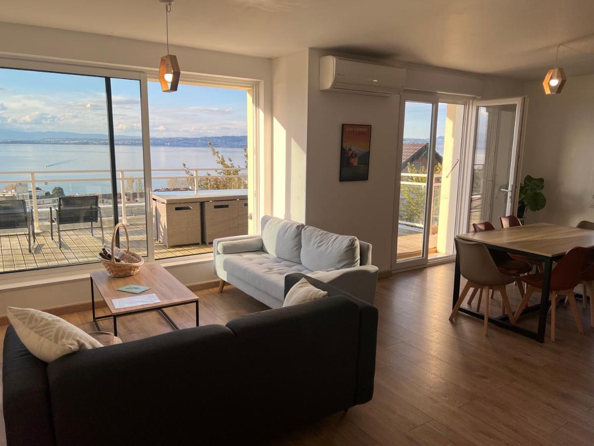 Leman Panoramique Avec Terrasse A Deux Pas Du Centre-Ville Εβιάν-λε-Μπαιν Εξωτερικό φωτογραφία